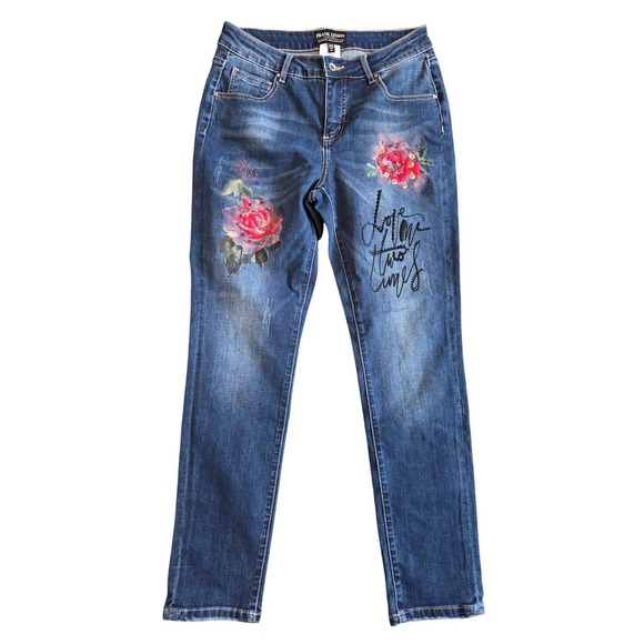 Frank Lyman Montreal Blue Denim Jeans - Size Medium (10-12) - NWOT - Picture 4 of 5